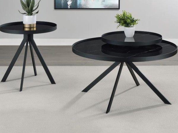 Briggs black coffee table set