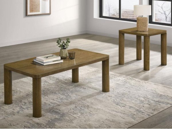 Castlewood brown coffee table set