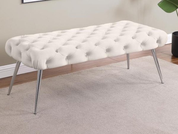 Ella ivory bench