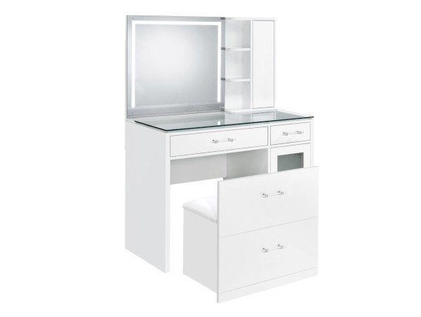 Flora white vanity