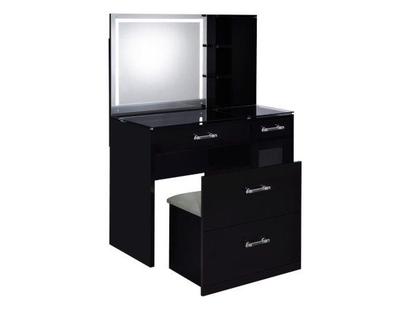 Flora black vanity