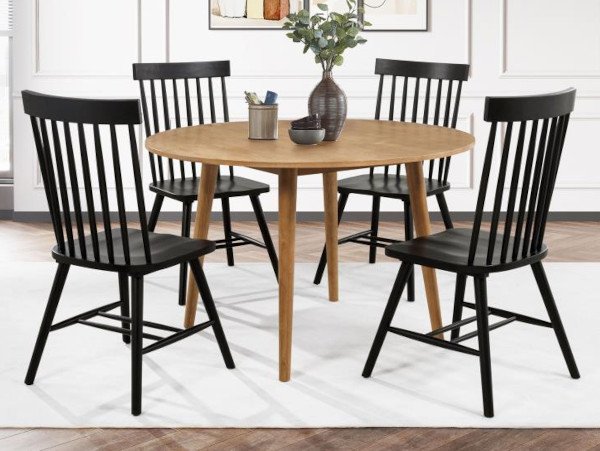 Andrews round dining set
