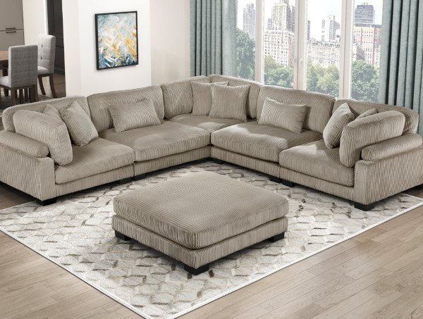 Traverse modular taupe sectional
