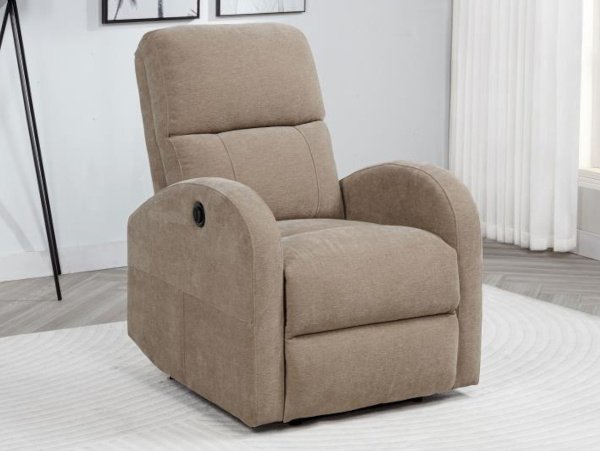 Grant power brown recliner