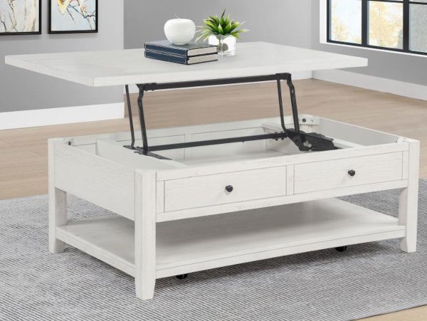 Payne white lift coffee table