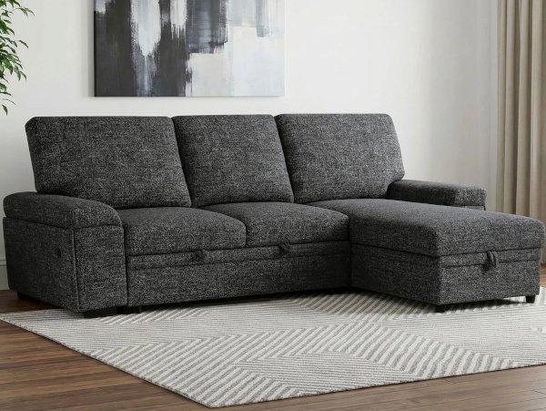 Demko charcoal sleeper sofa