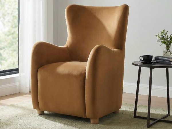 Thorton brown accent chair