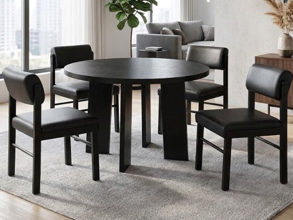 Strouse black dining set