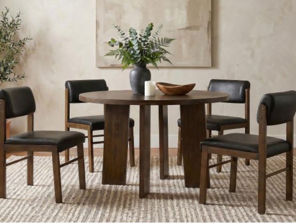 Strouse walnut dining set