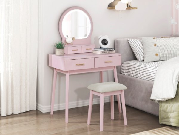 Camilla pink vanity