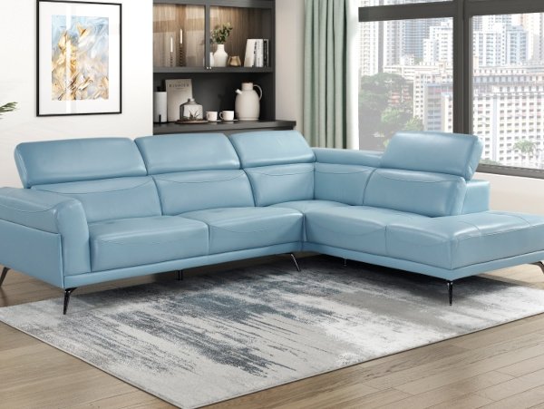 Giselle blue sectional
