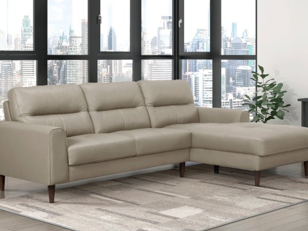 Lewes taupe sectional