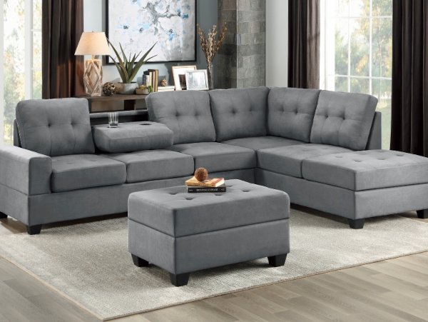 Maston charcoal sectional